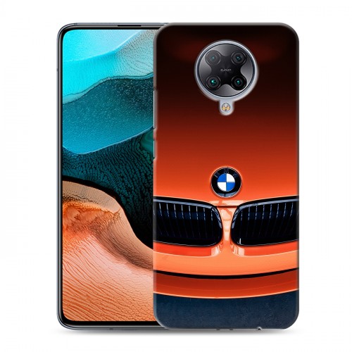 Дизайнерский силиконовый с усиленными углами чехол для Xiaomi RedMi K30 Pro BMW