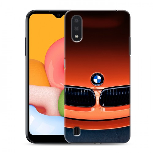 Дизайнерский силиконовый чехол для Samsung Galaxy M01 BMW