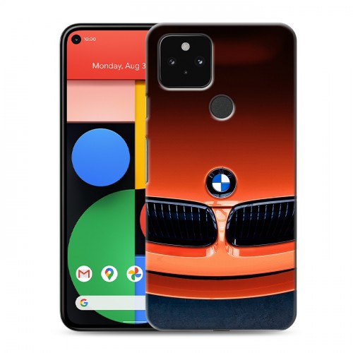 Дизайнерский пластиковый чехол для Google Pixel 5 BMW