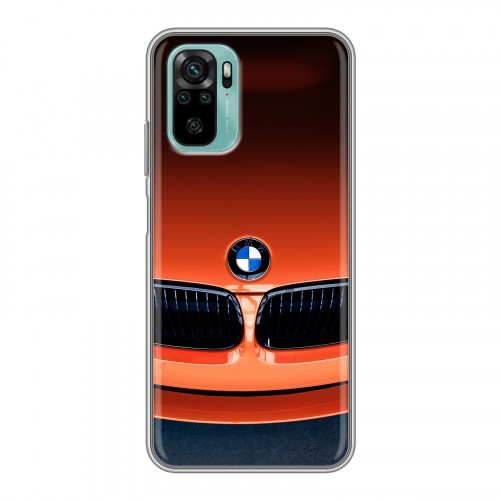 Дизайнерский силиконовый чехол для Xiaomi RedMi Note 10 BMW