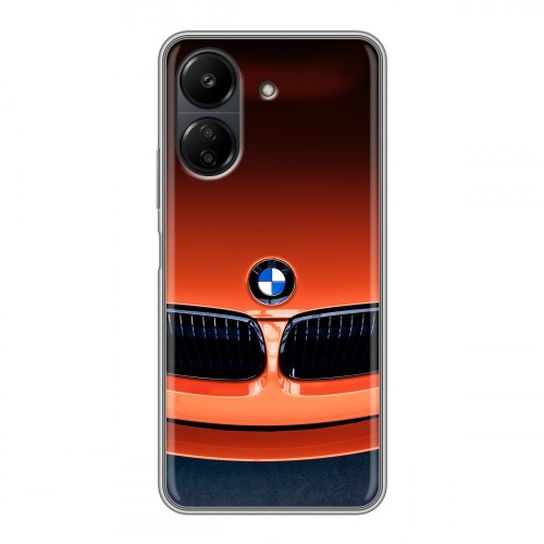 Дизайнерский силиконовый чехол для Xiaomi Poco C65 BMW