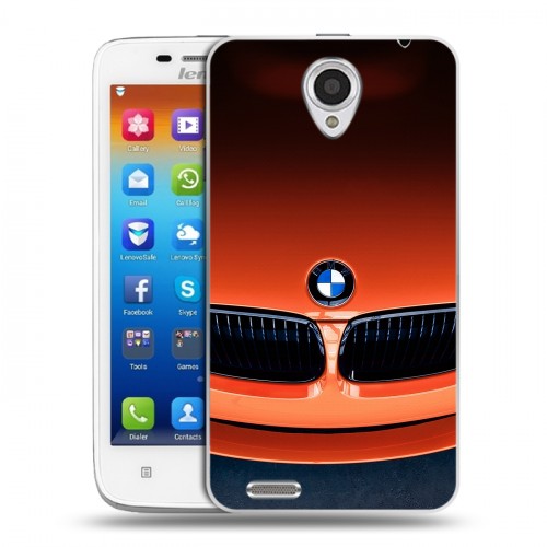 Дизайнерский пластиковый чехол для Lenovo S650 Ideaphone BMW