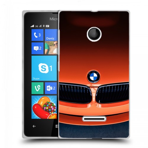 Дизайнерский пластиковый чехол для Microsoft Lumia 435 BMW