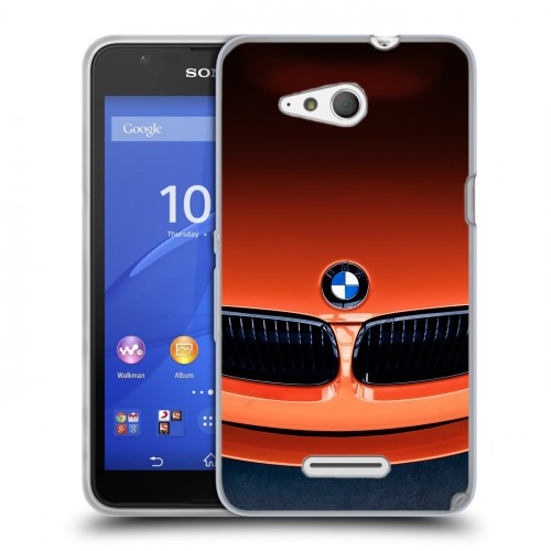 Дизайнерский пластиковый чехол для Sony Xperia E4g BMW