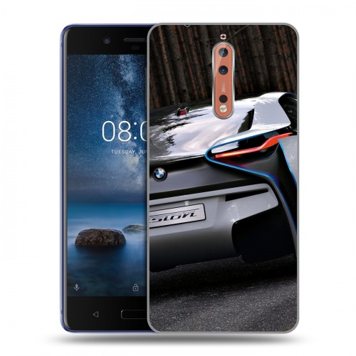 Дизайнерский пластиковый чехол для Nokia 8 BMW