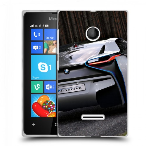 Дизайнерский пластиковый чехол для Microsoft Lumia 435 BMW