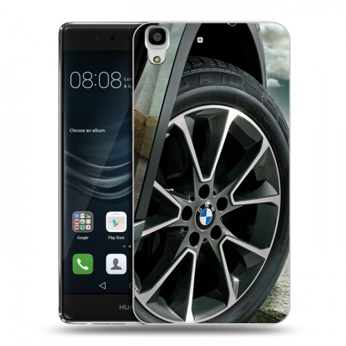 Дизайнерский пластиковый чехол для Huawei Y6II BMW