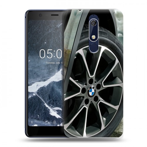 Дизайнерский пластиковый чехол для Nokia 5.1 BMW