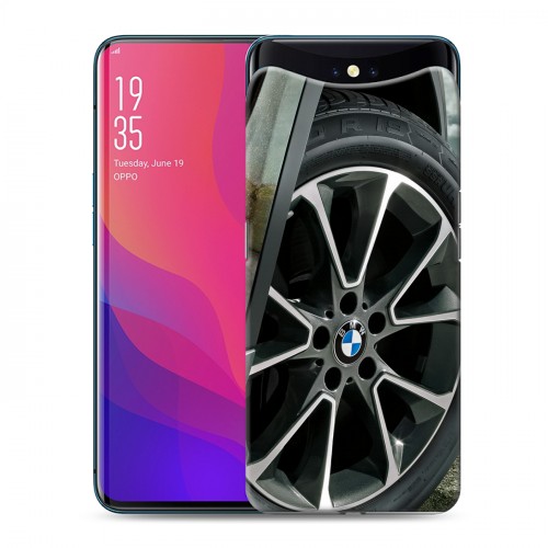 Дизайнерский силиконовый чехол для OPPO Find X BMW