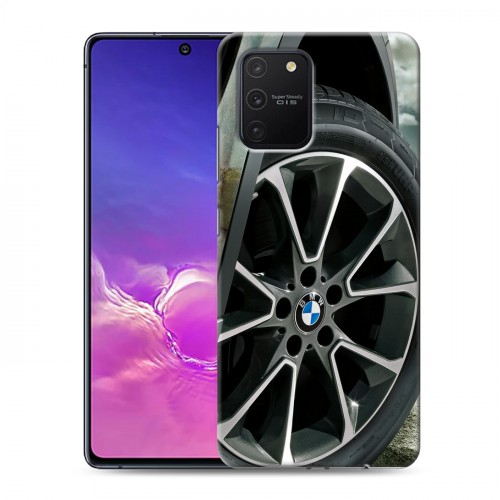 Дизайнерский силиконовый с усиленными углами чехол для Samsung Galaxy S10 Lite BMW