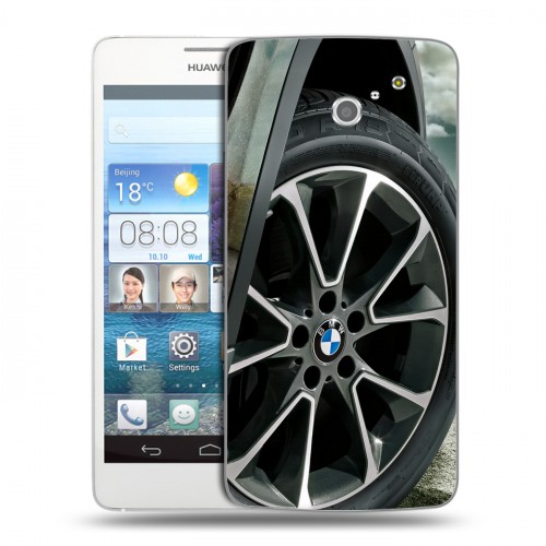 Дизайнерский пластиковый чехол для Huawei Ascend D2 BMW