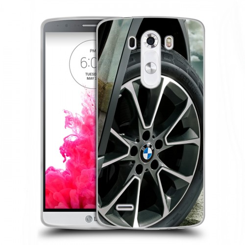 Дизайнерский пластиковый чехол для LG G3 (Dual-LTE) BMW