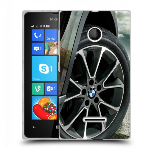 Дизайнерский пластиковый чехол для Microsoft Lumia 435 BMW