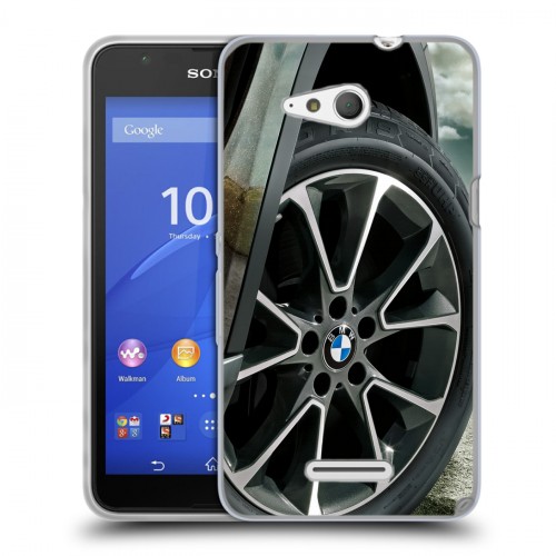 Дизайнерский пластиковый чехол для Sony Xperia E4g BMW