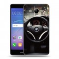 Дизайнерский пластиковый чехол для Huawei Y3 (2017) BMW