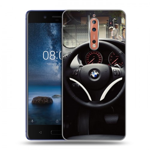 Дизайнерский пластиковый чехол для Nokia 8 BMW