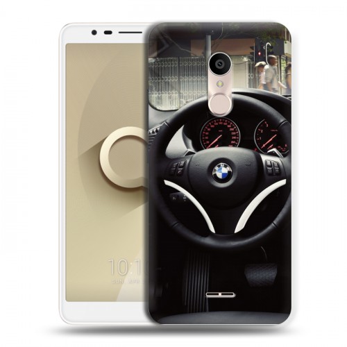 Дизайнерский силиконовый чехол для Alcatel 3C BMW