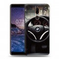 Дизайнерский пластиковый чехол для Nokia 7 Plus BMW