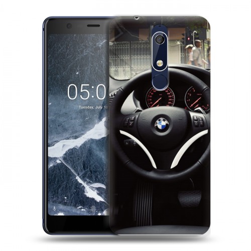 Дизайнерский пластиковый чехол для Nokia 5.1 BMW