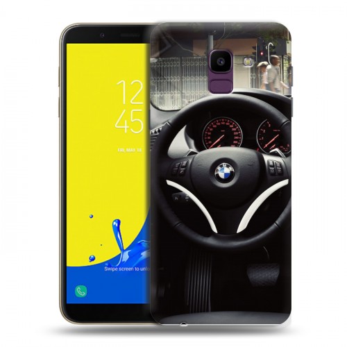 Дизайнерский пластиковый чехол для Samsung Galaxy J6 BMW