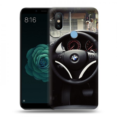 Дизайнерский силиконовый чехол для Xiaomi Mi A2 BMW