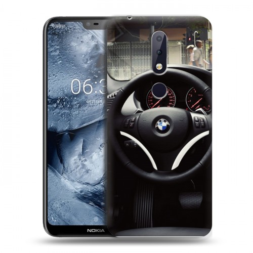 Дизайнерский пластиковый чехол для Nokia 6.1 Plus BMW