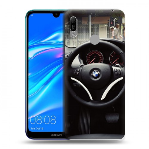 Дизайнерский пластиковый чехол для Huawei Y6 (2019) BMW