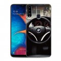 Дизайнерский пластиковый чехол для Samsung Galaxy A20s BMW