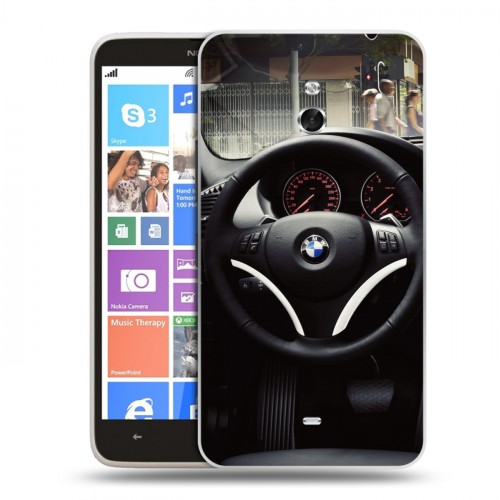 Дизайнерский пластиковый чехол для Nokia Lumia 1320 BMW