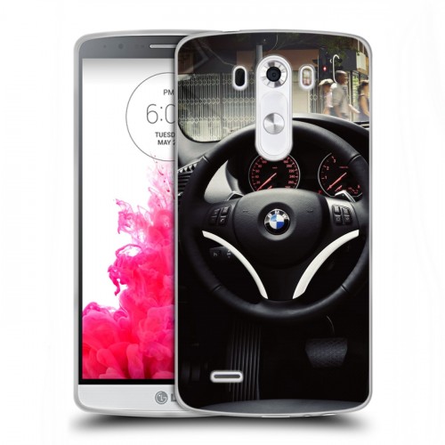 Дизайнерский пластиковый чехол для LG G3 (Dual-LTE) BMW