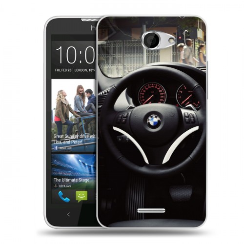 Дизайнерский пластиковый чехол для HTC Desire 516 BMW