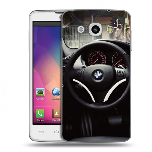 Дизайнерский пластиковый чехол для LG L60 BMW