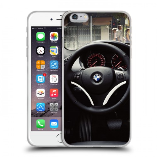 Дизайнерский силиконовый чехол для Iphone 6 Plus/6s Plus BMW