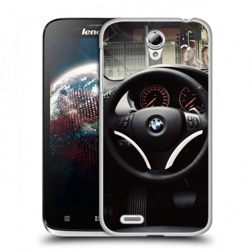 Дизайнерский пластиковый чехол для Lenovo A859 Ideaphone BMW