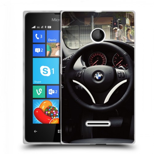 Дизайнерский пластиковый чехол для Microsoft Lumia 435 BMW