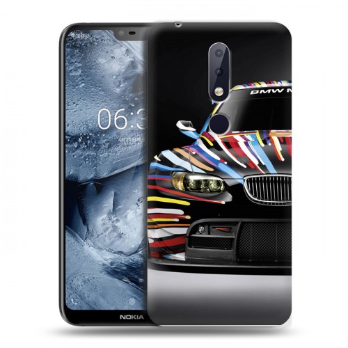 Дизайнерский силиконовый чехол для Nokia 6.1 Plus BMW