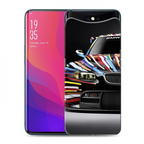 Дизайнерский силиконовый чехол для OPPO Find X BMW