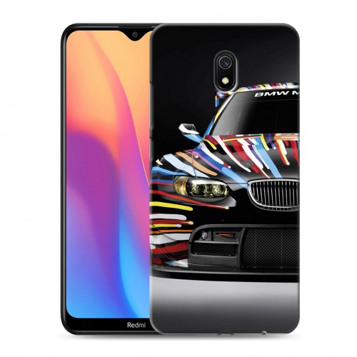 Дизайнерский силиконовый с усиленными углами чехол для Xiaomi RedMi 8A BMW