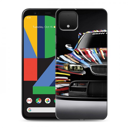 Дизайнерский пластиковый чехол для Google Pixel 4 BMW