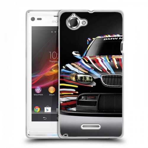 Дизайнерский пластиковый чехол для Sony Xperia L BMW