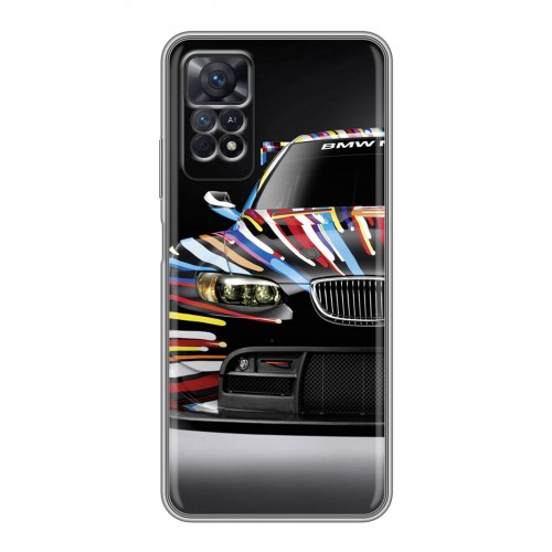 Дизайнерский силиконовый чехол для Xiaomi Redmi Note 11 Pro BMW