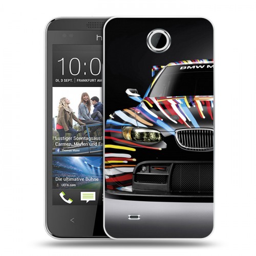 Дизайнерский пластиковый чехол для HTC Desire 300 BMW