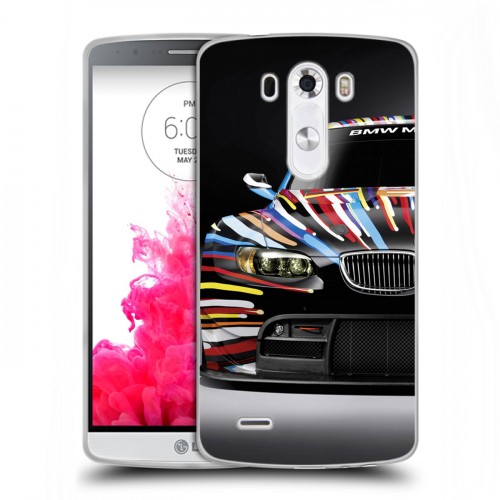 Дизайнерский пластиковый чехол для LG G3 (Dual-LTE) BMW