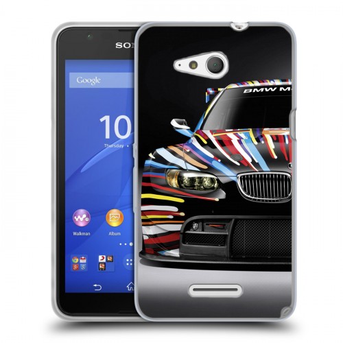 Дизайнерский пластиковый чехол для Sony Xperia E4g BMW