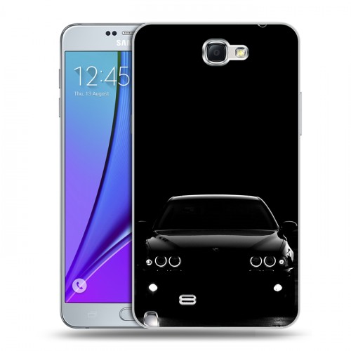 Дизайнерский пластиковый чехол для Samsung Galaxy Note 2 BMW