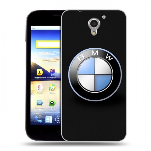 Дизайнерский пластиковый чехол для ZTE Blade A510 BMW