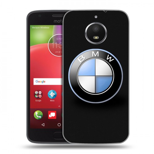 Дизайнерский силиконовый чехол для Motorola Moto E4 Plus BMW