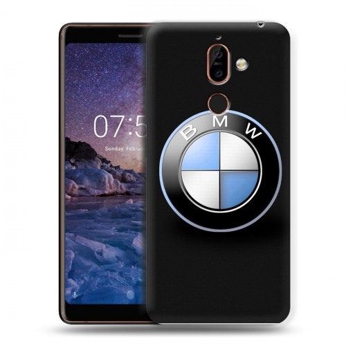 Дизайнерский пластиковый чехол для Nokia 7 Plus BMW