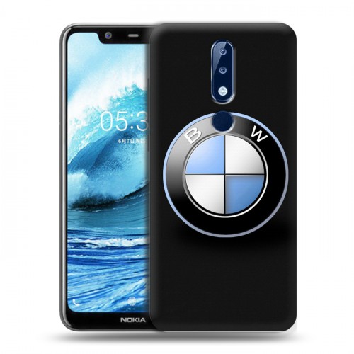 Дизайнерский пластиковый чехол для Nokia 5.1 Plus BMW