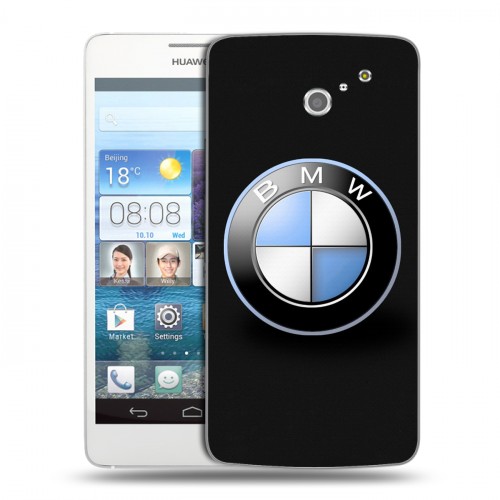 Дизайнерский пластиковый чехол для Huawei Ascend D2 BMW